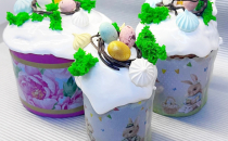 Бездрожжевой  кулич 450г. с изюмом, 790 руб. - Ресторан Мамуля - доставка вкусной еды в Екатеринбурге