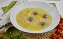 Суп с фрикадельками - Ресторан Мамуля - доставка вкусной еды в Екатеринбурге
