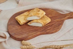 Блины с творогом п/ф 500 гр  - Ресторан Мамуля - доставка вкусной еды в Екатеринбурге